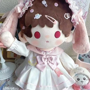 Quần áo búp bê cotton 40cm - Thủy thủ, váy trẻ em phù hợp ngồi, giá ưu đãi 191k