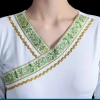 Quần Áo Khiêu Vũ Dân Tộc Tây Tạng Cổ V Sữa Lụa Co Giãn - Thoải Mái Biểu Diễn và Tập Luyện - Giá Ưu Đãi 277k