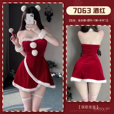 Quần áo năm mới giao nhanh, trang phục giáng sinh cô gái thỏ nai sừng, đồng phục 111 9 Quần áo năm mới giao nhanh, trang phục giáng sinh cô gái thỏ nai sừng, đồng phục 111 9