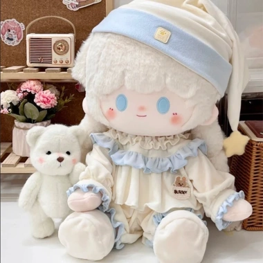 Quần áo trẻ em Shulei 40cm Bộ đồ ngủ búp bê Cotton sang trọng – Giá ưu đãi 68,837 VND
