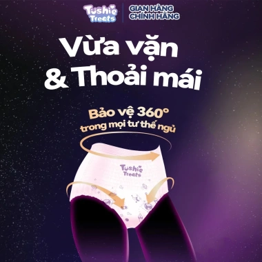 Quần băng vệ sinh Tushie Treats nâng cấp siêu mềm, siêu thấm, size M-XL, giá 45.000₫