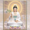 Quan Bồ Tát Chữ Thập 2.025 - Tượng Phật Trung Hoa Handmade In Chính Xác, Khâu Chữ Thập, Gói Cao Cấp