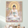 Quan Bồ Tát Chữ Thập 2.025 - Tượng Phật Trung Hoa Handmade In Chính Xác, Khâu Chữ Thập, Gói Cao Cấp 4