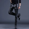 Quần Da Nam Slim-fit Skinny Ấm Áp, Hiệu Suất, Thời Trang, Đi Xe Đạp và Xe Máy 2.024 6