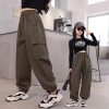 Quần dài nỉ thu đông bé gái size 18‑52kg mẫu M, chất nỉ dày dặn, giá ưu đãi 77.000₫ 3