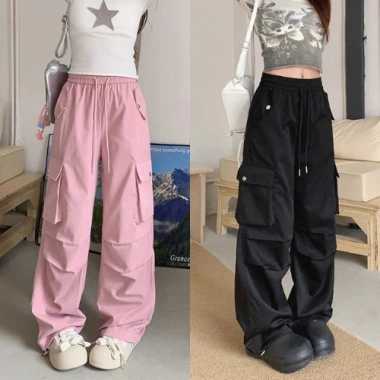 Quần dài nỉ thu đông bé gái size 18‑52kg mẫu M, chất nỉ dày dặn, giá ưu đãi 77.000₫
