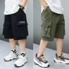 Quần dài, short lỡ lửng túi hộp kaki cho bé trai 6-14 tuổi, 69.000đ 8