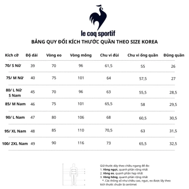 Quần Dài Thể Thao Nam Le Coq Sportif Golf LG5FLP53MV - Giá chỉ 2,248,100 VND, giảm 20%
