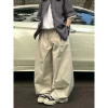 Quần Dài Vải Gió Nhăn Form Ống Rộng GODMOTHER Street Style Basic Giá 143k 9