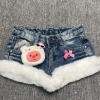 Quần Denim Lông Phong Y2K KittyVintage – Thiết Kế Thoáng Mát, Giá Chỉ 496.800₫ 2