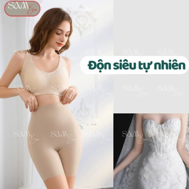 Quần Độn Mông SamBra QS08 Hỗ Trợ Siết Eo Nịt Bụng Không Lộ Viền Giá 270.000 2