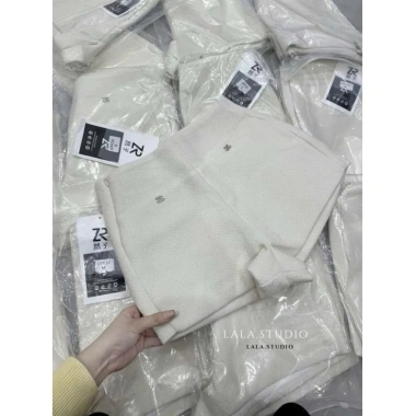 Quần đùi dạ lưng cao LALASTUDIO tag chữ X cao cấp tiểu thư sang chảnh - 358.800₫