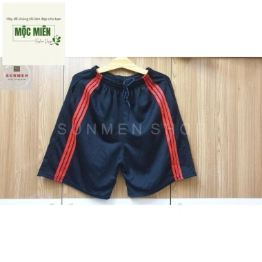 Quần Đùi Nam Thể Thao Vải Thun 3 Kẻ Sọc Nhiều Màu, Mát, Size 50-80kg Giá 30.000đ 2