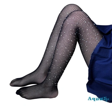 Quần Fishnet Bé Gái Aqua Toddler Lấp Lánh Kim Cương Thiết Kế Vớ Rỗng Giá Ưu Đãi 45,468₫