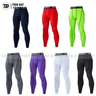 Quần Giữ Nhiệt Dáng Dài COMBAT PRO Legging Tập Gym Thoáng Khí Nhanh Khô Giá 75k