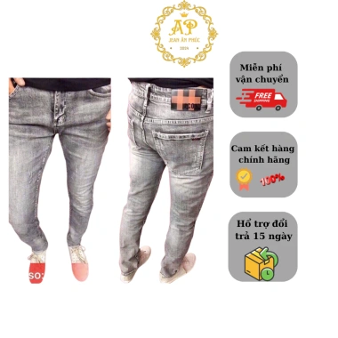 Quần jean nam đen rách chất bò co dãn 4 chiều skinny MS91 - Đẹp, thoải mái, thời trang