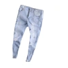 Quần jean nam xanh co giãn 4 chiều, thêu họa tiết, rin lai tua, chất bò 150k 6
