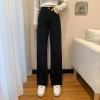Quần jean retro nữ dáng thẳng, mỏng nhẹ, rộng rãi, thời trang, giá 355.104₫ 8
