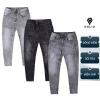 Quần Jeans Nam Thêu Lưng QCCC - Cotton Co Giãn, Phom Ôm Vừa, Mát, Giá 315.000₫