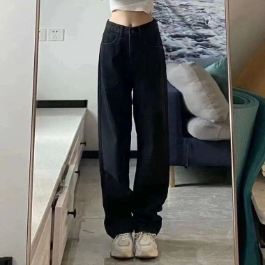Quần Jeans Ống Loe Vá 2.025 Nữ – Retro Rách, Rộng Rãi, Thon Gọn, Không Nóng Bỏng 9