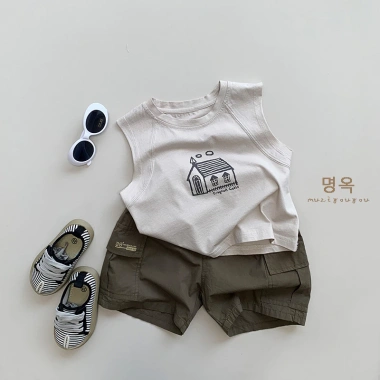 Quần kaki bé trai mùa hè form rộng, túi hộp cá tính, năng động, chỉ 234.000 VND 4