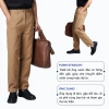 Quần kaki nam ICONDENIM ống suông che khuyết điểm, vải bền màu, giá 409k 3