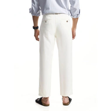 Quần kaki nam ICONDENIM ống suông che khuyết điểm, vải bền màu, giá 409k