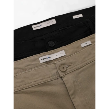 Quần kaki nam ICONDENIM QKID51 - Vải co giãn, form slim tôn dáng, thoải mái, giá 464.000 VND