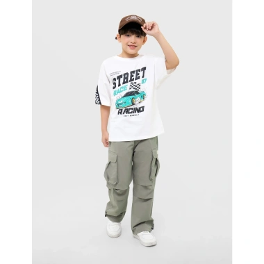 Quần khaki bé trai CANIFA ống rộng túi hộc cá tính - Giá chỉ 449.000đ