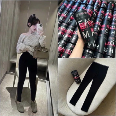 Quần Legging Cạp Chữ Hộp Ống Free Size 45-65kg Giá Ưu Đãi 187.200₫
