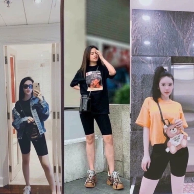 Quần legging lửng thái cạp chun siêu mịn giá 48,997đ tặng quà hấp dẫn