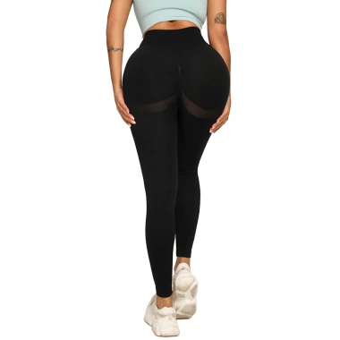 Quần legging thể thao nữ sọc cao eo, ôm chuẩn, thích hợp yoga và chạy bộ, chỉ 274.320₫ 7