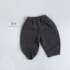 Quần nỉ dài ống rộng S62 mềm thoải mái, dày dặn cho bé trai và bé gái mùa thu đông 13