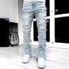 Quần ống đứng denim nam co giãn, vải dày bền, phong cách đường phố Âu Mỹ - Hot Instagram, giảm giá 20% 3