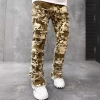 Quần ống đứng denim nam co giãn, vải dày bền, phong cách đường phố Âu Mỹ - Hot Instagram, giảm giá 20% 4