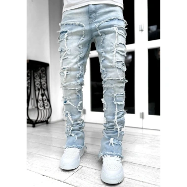 Quần ống đứng denim nam co giãn, vải dày bền, phong cách đường phố Âu Mỹ - Hot Instagram, giảm giá 20% 9 Quần ống đứng denim nam co giãn, vải dày bền, phong cách đường phố Âu Mỹ - Hot Instagram, giảm giá 20% 9