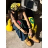 Quần ống rộng thời trang Hip Hop phong cách Mỹ, miếng dán in hình, kích thước lớn Giá 435.021₫ 4