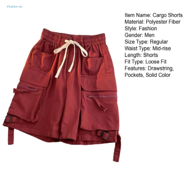 Quần short chở hàng nam Fi dây thắt lưng điều chỉnh, nhiều túi, chân rộng 267.840 VND 3 Quần short chở hàng nam Fi dây thắt lưng điều chỉnh, nhiều túi, chân rộng 267.840 VND 3