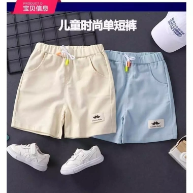 Quần short cotton co giãn mùa hè cho bé trai, bé gái - Crop thoáng mát, đi biển 8