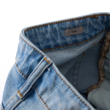 Quần short denim nam ICONDENIM Wash Basic màu trơn, form slim, giảm giá 339k 8