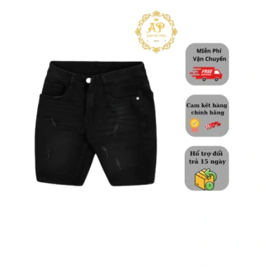 Quần Short Jean Bò Nam Xanh Cao Cấp – Phong Cách Hàn Quốc, Giá 125.020₫ 6