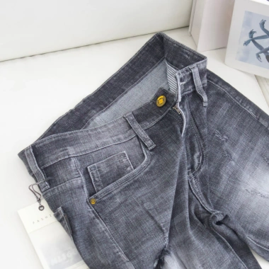 Quần short jean nam cao cấp JS116 - ngắn gối, chống bay màu, co giãn, thoải mái hè