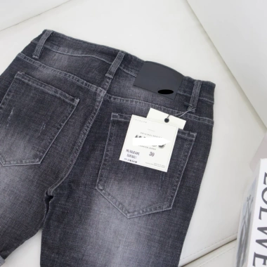 Quần short jean nam cao cấp JS116 - ngắn gối, chống bay màu, co giãn, thoải mái hè