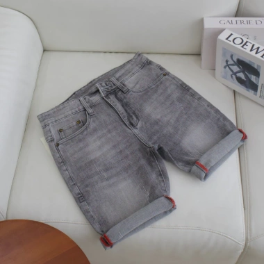 Quần short jean nam cao cấp ngắn trên gối, chống bay màu, co giãn, thoải mái mùa hè 7