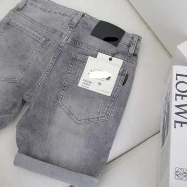 Quần short jean nam cao cấp ngắn trên gối, chống bay màu, co giãn, thoải mái mùa hè 9