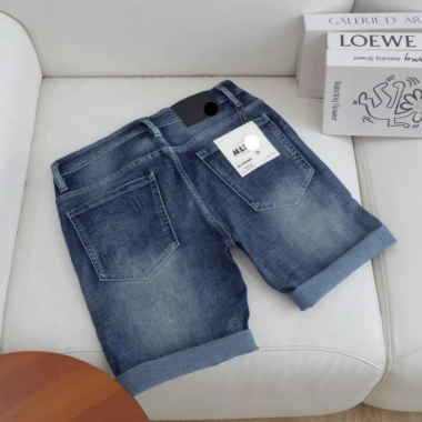 Quần Short Jean Nam JS120 Ngắn Trên Gối, Chống Bay Màu, Co Giãn, Dày, Giá 155k
