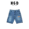 Quần short jean nam ống suông QJ03 - Đùi bò cạp thường, túi xéo, bản to Hàn Quốc, giá 169k 9