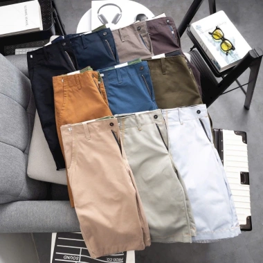 Quần Short Kaki Nam Ngố Chất Đa Màu - Phong Cách Hàn Quốc, Giá Ưu Đãi 69.900đ