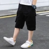 Quần short lỡ lửng rằn ri, quần dài túi hộp vải kaki cho bé trai 6-14 tuổi - Giá chỉ 69k 10