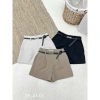 Quần short lưng cao kèm belt thanh lịch - hàng Quảng Châu cao cấp 2.026, phù hợp đi làm và café, giảm giá tới 22%